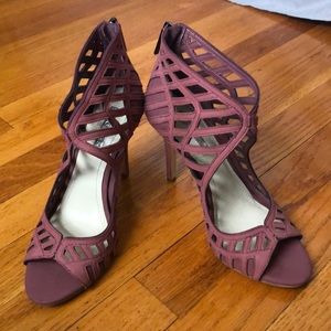 BCBGeneration deep mauve heels